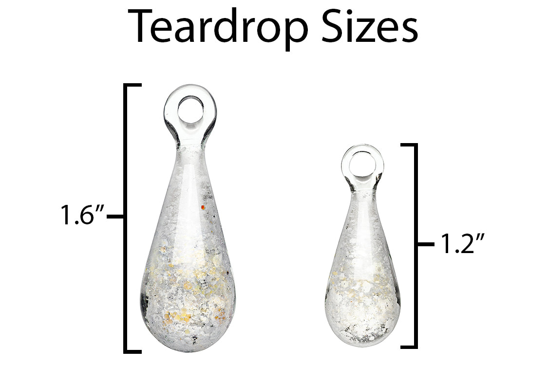 drop pendant size chart