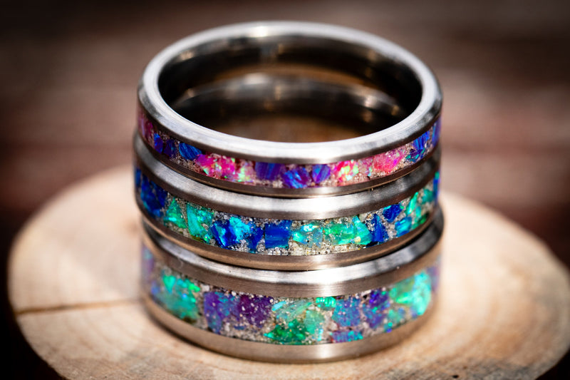stacked cremation rings